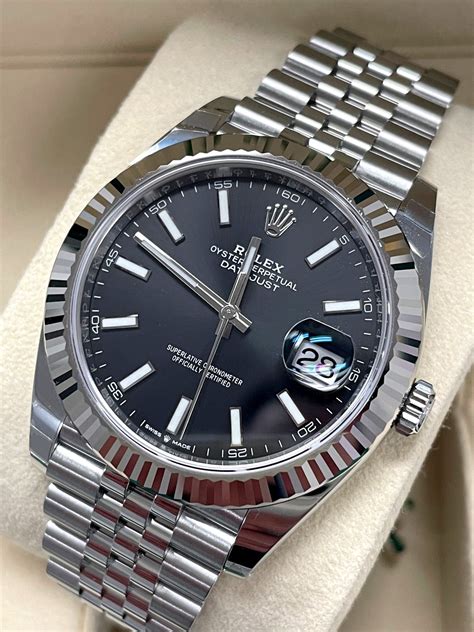 rolex datejust black as dress watch|rolex datejust black price.